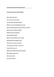 English Worksheet: Mixed grammar correction conversation 