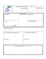 English Worksheet: Island of the Blue Dolphins Assessment