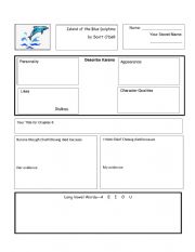 English Worksheet: Island of the Blue Dolphins Assessment