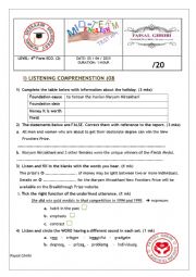 Mid-term 2 test   4th Sec. ECO stream