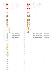 English Worksheet: a an some any with countable and uncountable nouns 