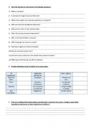 LEARN ABOUT JAMAICA WORKSHEET