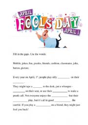 April Fools Day exercise