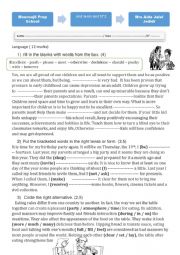 English Worksheet: 8th form test 4