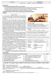 English Worksheet: PUSHY PARENTS 