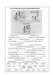 English Worksheet: Writing a story
