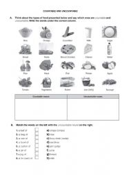 countable or uncountable - exercises