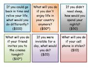 Conversation Cards First and Second Conditionals