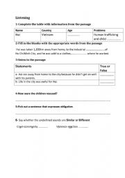 English Worksheet: child labour 