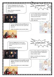 English Worksheet: Complaining and Apologizing