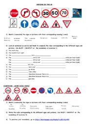 English Worksheet: Driving in the UK