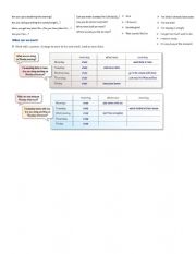 AGREEING AND DISAGREEING TO MEET