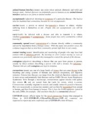 English Worksheet: Covid vocabulary