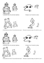 English Worksheet: My toys