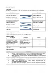 Oral Test Practice