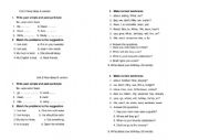 English Worksheet: Additional task