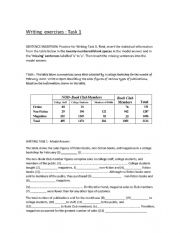 English Worksheet: sentence completition ielts task 1