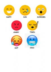 English Worksheet: Emotions