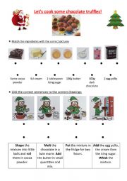 Christmas recipe : chocolate truffles 
