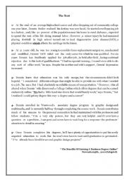 English Worksheet: End term test N1 (4th form Arts)