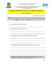 English Worksheet: Format