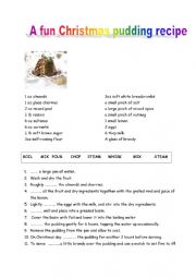 A fun Christmas pudding recipe 