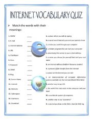 Internet quiz