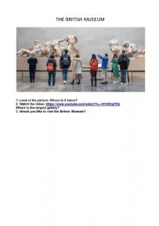 English Worksheet: BRITISH MUSEUM