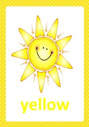 English Worksheet: colours