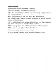 English Worksheet: english riddles