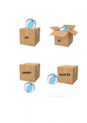 English Worksheet: prepositions of place