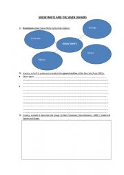 English Worksheet: Revisited Fairy Tale Snow White 