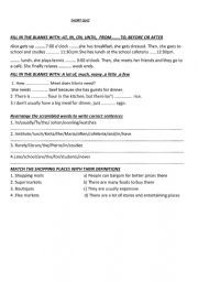 English Worksheet: GRAMMAR QUIZ