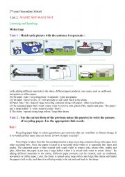 describing a process, how paper is recycled