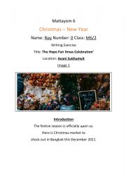 English Worksheet: Location Date and Event writing exercise