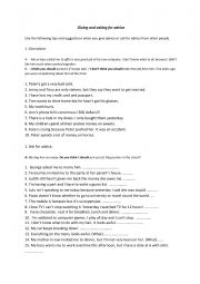 English Worksheet: Giving and asking for advice  