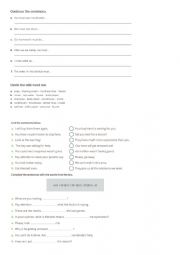 English Worksheet: activity