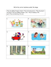 English Worksheet: Fun outdoor activities