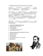 English Worksheet: Martin Fierro