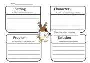 Olive the other reindeer worksheet