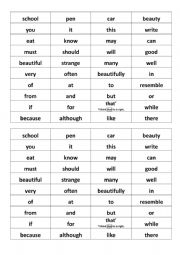 English Worksheet: Parts of speech activity