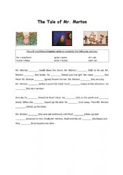 English Worksheet: The Tale of Mr. Morton (Past tense)