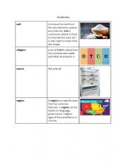English Worksheet: The African Salt Trade