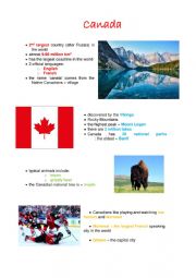 English Worksheet: Canada