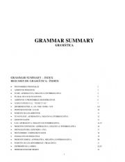 BASIC GRAMMAR FOR SPANISH SPEAKERS