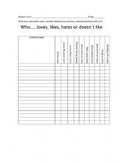 English Worksheet: leisure activities 