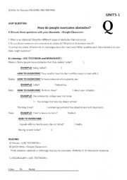 English worksheet: Q:skills