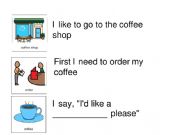 English Worksheet: Ordering a coffee