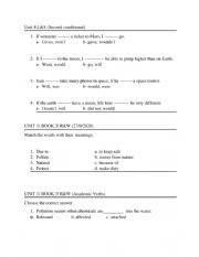 English Worksheet: Unlock book 2 worksheets