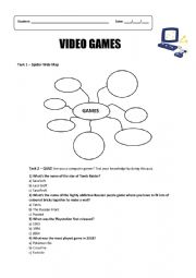 Computer Game Lesson Worksheets